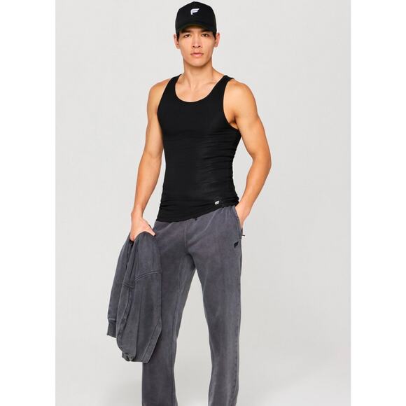 Fabletics The 24-7 Black Ribbed Tank 2XL - Picture 6 of 11